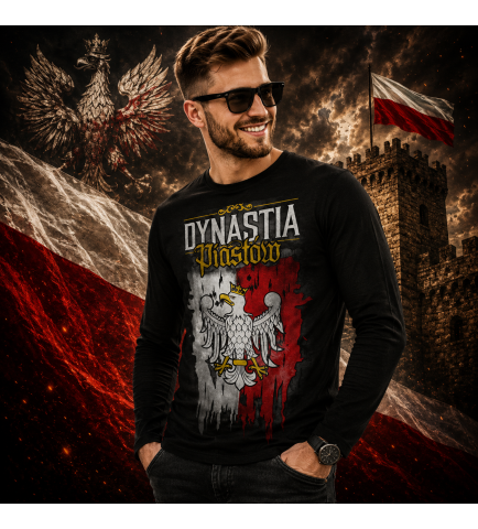 LONGSLEEVE PATRIOTYCZNY  DYNASTIA PIASTÓW
